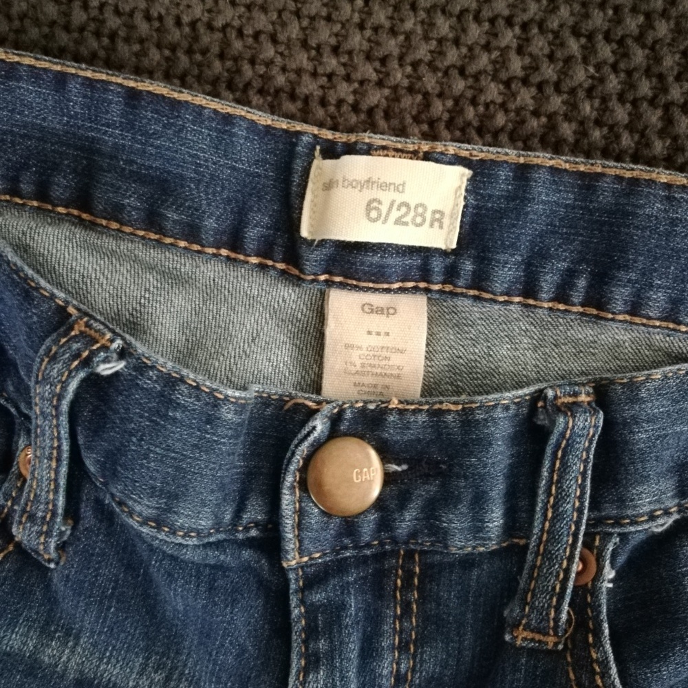 Gap Slim Boyfriend Jeans Size 28/6